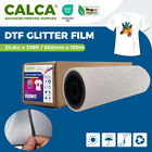 CALCA 23.6in x 328ft DTF Glitter Film Roll, Hot Peel