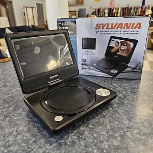 Sylvania Portable DVD player 7”  LCD Swivel Screen, Remote, Manuals SDVD7040B