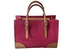 DOONEY & BOURKE Fushcia Janine Pink Red Patent Leather Tote Handbag
