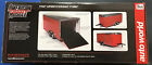 Auto World 1/18 Scale AMM1218/06 - Four Wheel Enclosed Trailer -Red Rear Color
