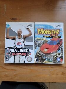 lot of 2 used nintendo wii games