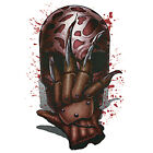 Horror Temporary Tattoo, Freddy Krueger Skull Nightmare on Elm Street, Halloween