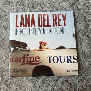 Lana Del Rey HONEYMOON 2LP Transparent Red Vinyl Record - 2015