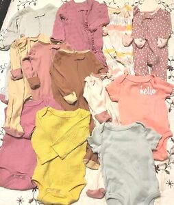 Cloud Island Baby Girl 0-3 Months Clothes Lot