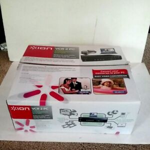 ION VCR 2 PC USB VHS VIDEO CONVERSION SYSTEM NEW IN BOX.