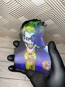 Batman Joker 3D Lenticular Motion Car Sticker Decal Peeker DC Comics