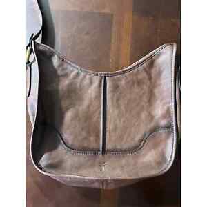 Frye Melissa Hobo Brown Leather shoulder bag 13” X 13.5in Soft Purse