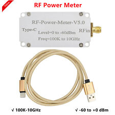 RF-Power-Meter-V5.0 100K-10GHz RF Power Meter Acquisition Type With Type-C Port