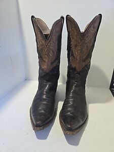 Corral Mens Brown Leather Western Boots Size 12