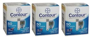 150 Contour Test Strips 3 Boxes of 50 ct -Freaky Fast Shipping!!!