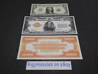 Reproduction US $10,000 Dollar Bill Series 1934 orange seal money PHOTO copy