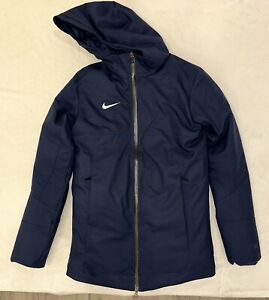 NEW Nike Team Down Fill Parka Jacket Navy Blue 915036-419 Men Size XXS