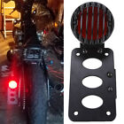 1” Motorcycle LED Tail Brake Light License Plate Bracket for Harley Honda Bobber
