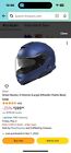 Neotec 2 Metallic Matte Blue Modular Motorcycle Helmet Large Shoei 0116-0132-06