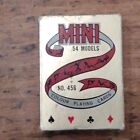 VINTAGE FULL PACK MINI PLAYING CARDS 54 NUDE MODELS #456--GOLDEN BOX COLOR!!!