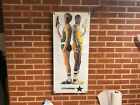New!! 36x15 LARRY BIRD Magic Johnson vinyl POSTER wall print  art Boston Celtics