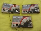 Maxell High Bias XLII 60 Minute Audio Cassette Tape New Sealed Lot of 3