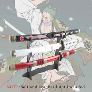 60cm Roronoa Zoro Katana Sword Anime Cosplay Weapons Shushi Wado Enma Swords