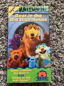 Disney Bear In  The Big Blue House Home Is Where Mail Today VHS Video Tape Vol 1