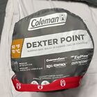 Coleman Dexter Point 50 Sleeping Bag Sz Regular Grey