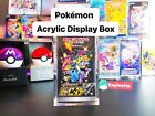 Special JAPANESE Pokemon Box - Small ACRYLIC Protective Booster Case - Magnetic
