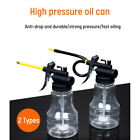 250ml Hand Transparent Oil Can High Pressure Pump Oiler Adjustable Oil Can Oiler