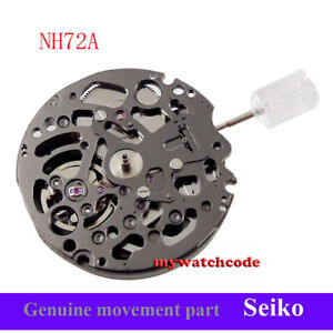 Japan Made NH72 NH72A Automatic Watch Movement Brand New Skeleton 24 jewels