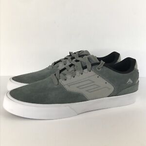 Emerica Andrew Reynolds Vulc Skate Shoe Size 8 Grey White Brand New Skateboard