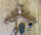 New ListingVintage Coco Clock Parts Lot Deer Hunting Pendulum Parts Only