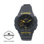 Casio G-Shock Caution Yellow Bluetooth® Black Resin Band Watch GA-B001CY-1A