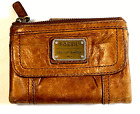 Fossil Long Live Vintage Wallet 1954 Brown Bi Fold Brown Leather