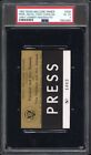 1963 JFK ASSASSINATED TEXAS WELCOME PARTY CANCELED 11/22 FULL PASS TICKET PSA 4