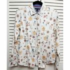 Tommy Hilfiger Women's button down shirt with keys design size Small