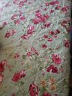 Pottery Barn Vintage Floral Quilt Full/ Queen Reversible