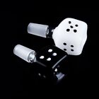 14mm male joint *Dice* Glass Hookah bong Bowl 1 Piece white or black