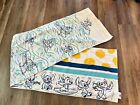 New ListingDisney Parks Stitch Reversible Table Runner Home Collection Blue Yellow
