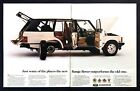 1993 Range Rover County LWB photo Outperforms the Old One 2-page promo print ad