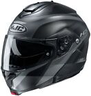 HJC C91 Taly Modular Motorcycle Helmet Gray XS S M L XL 2X 3X 4X 5X Sunscreen