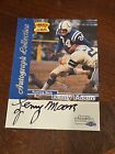 lenny moore signed card autographed baltimore colts auto si fleer sports hof