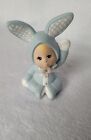 Ceramic Bunny Rabbit Pajama Figurine, High Detail