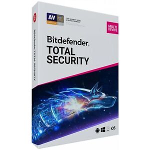 Bitdefender Total Security 2024 - 3 Years 3 Devices Protection