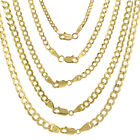 10K Yellow Italian Gold Cuban Curb Link Chain Necklace Cadena de Oro Eslabon