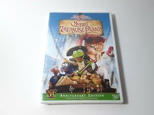 🔥 Muppet Treasure Island Kermit's 50th Anniversary Edition DVD Disney Disc Nice