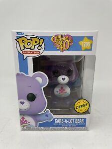 Funko - POP Animation: Care Bears 40th - Care-a-Lot Bear #1205 Chase Edition