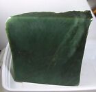 1895g BC Canada 100% Natural Raw Rough Green Jade Block Chunk Specimen 4lb 2 oz