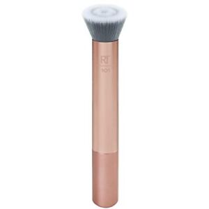 Real Techniques Complexion Blender Makeup Brush, 1 Count (Pack of 1), Orange