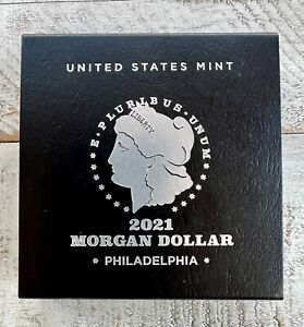 2021 P $1 Morgan Silver Dollar Philadelphia Uncirculated OGP COA 21XE