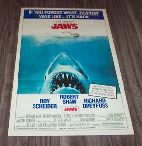 RARE Vintage 1981 JAWS Topps Original Movie Poster Pin-Ups 12