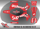 MX Graphics Kit for HONDA CRF 450 2013-2016 CRF250 2014-2017 decal Kit Supreme