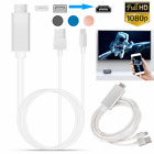 HDMI Mirroring AV Cable Phone to TV HDTV Adapter For iPhone 12 11 XR 8 7 6s iPad